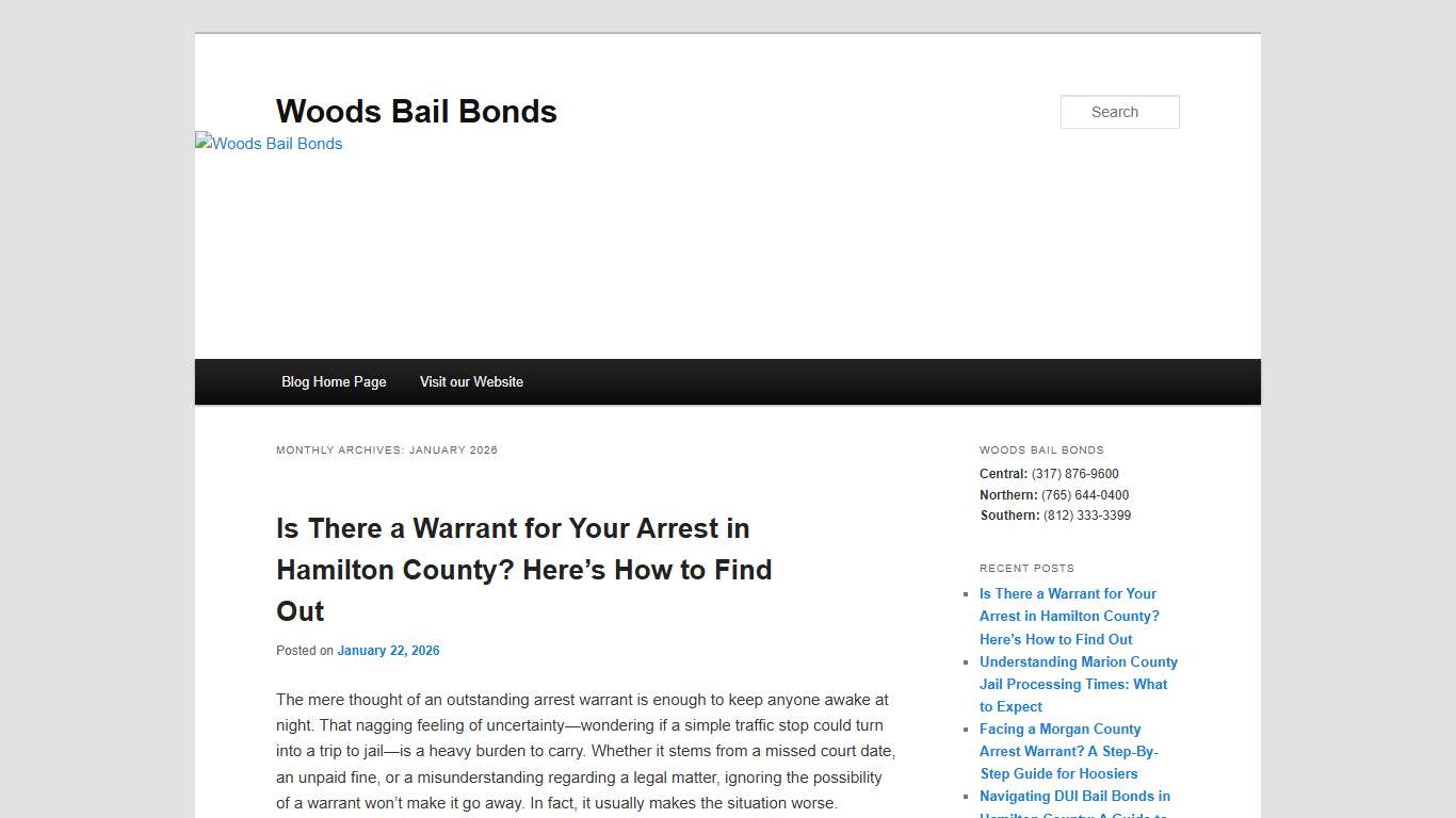 January 2026 Woods Bail Bonds