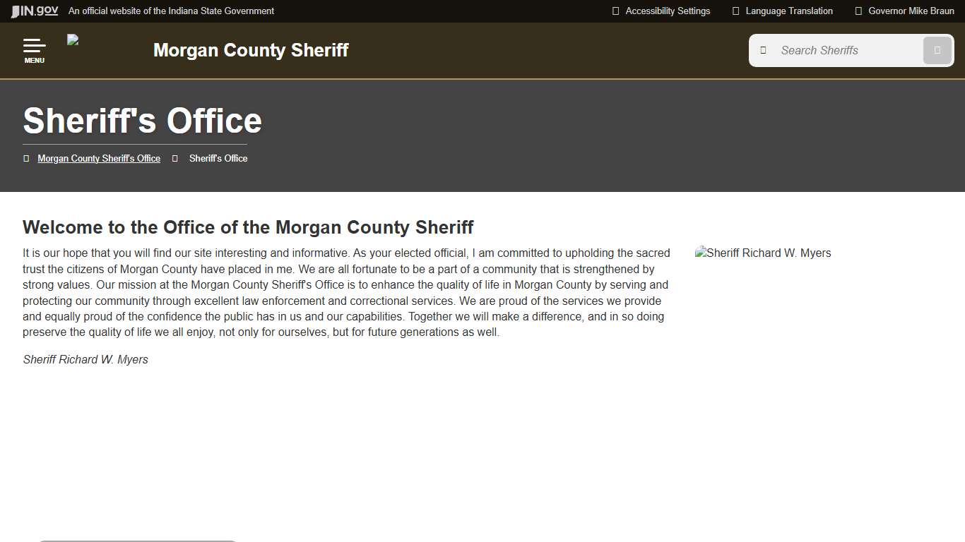 Morgan County Sheriff's Office: Sheriff's Office