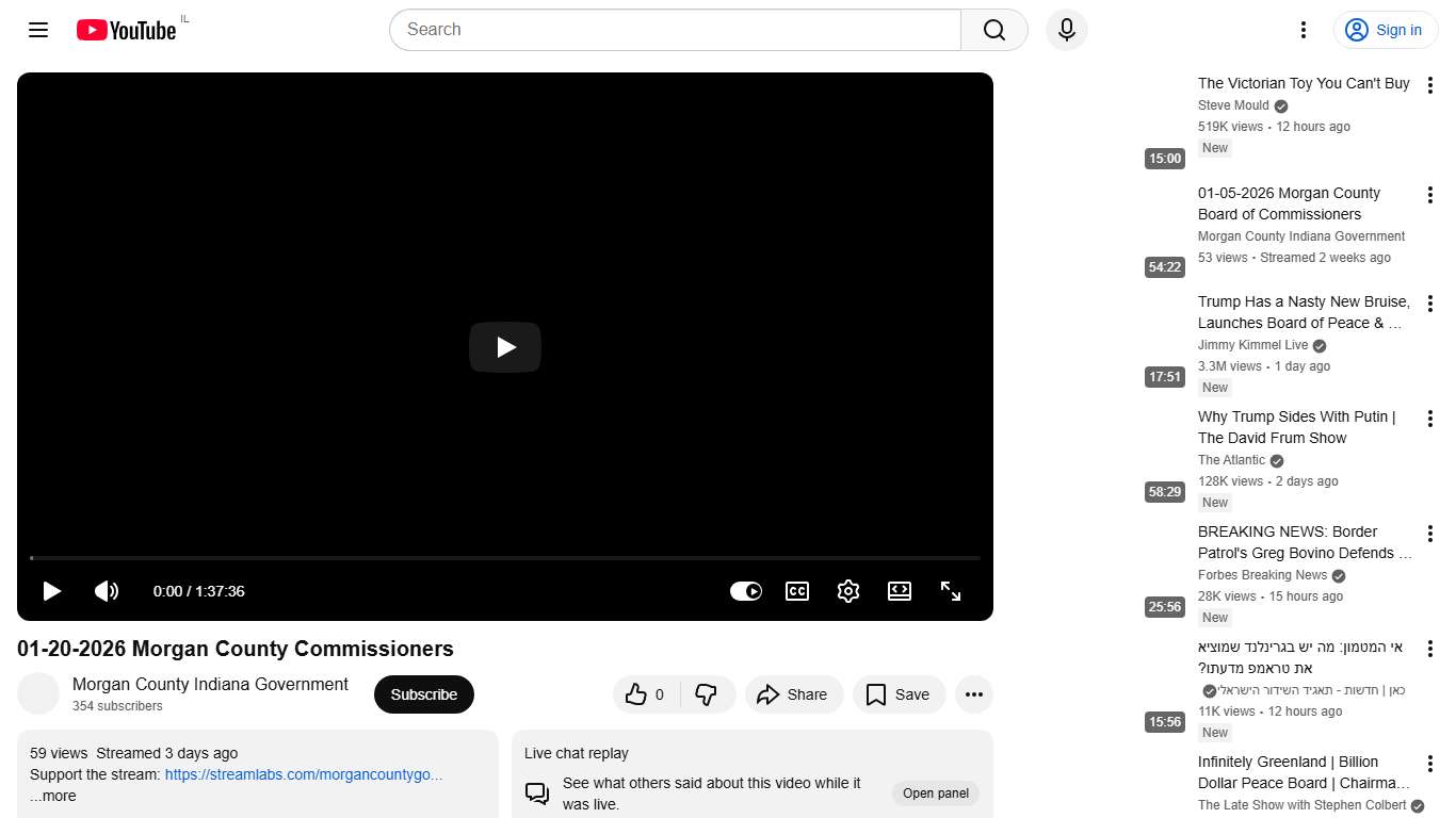 01-20-2026 Morgan County Commissioners - YouTube